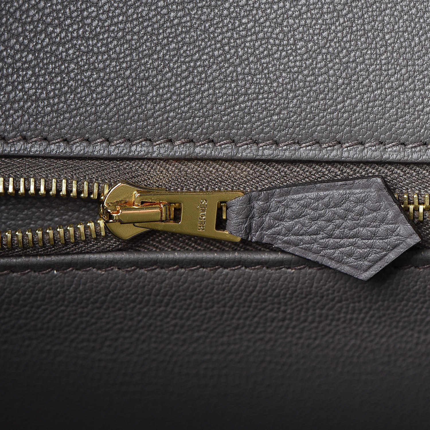 Hermes Togo Birkin 35 Etain 16 of 32