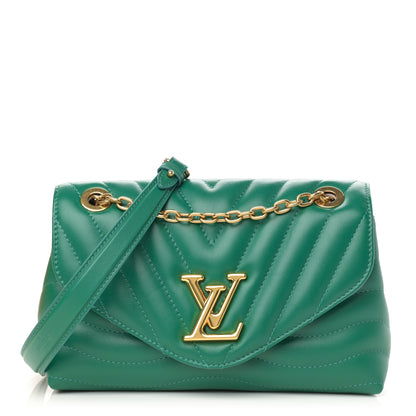 Louis Vuitton Calfskin LV New Wave Chain Bag Emerald 1 of 11