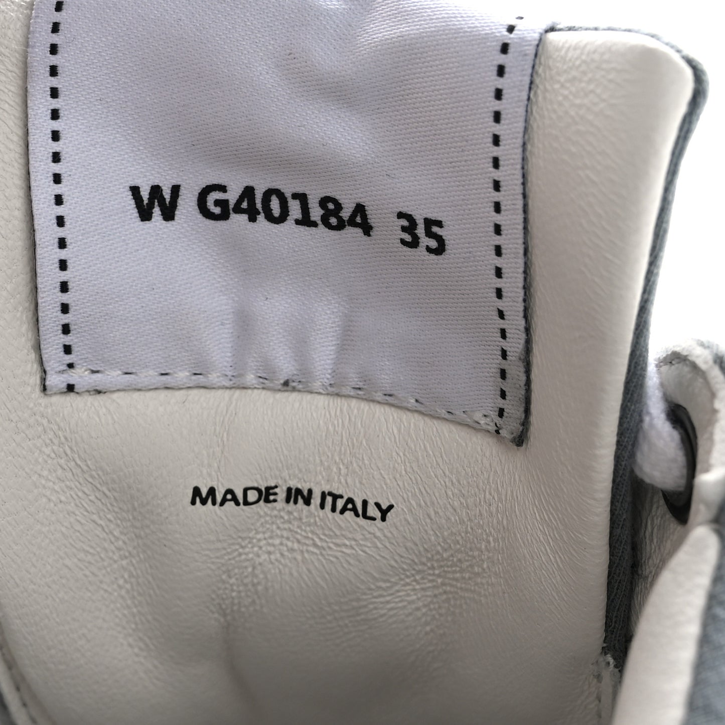 Fabric Suede Calfskin Quilted CC Sneakers 35 Dark Grey