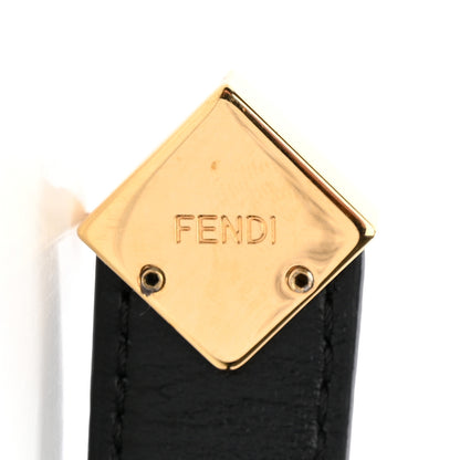 Fendi Vitello Cruise FF Diamonds 20mm Belt 90 36 Black 9 of 9