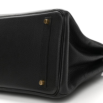 Hermes Fjord Birkin 35 Black 10 of 18