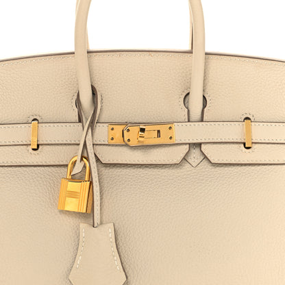 Hermes Togo Birkin 25 Craie 8 of 16
