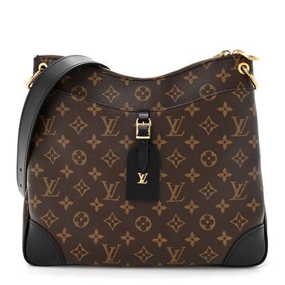 Louis Vuitton Monogram Odeon MM Black 1 of 9