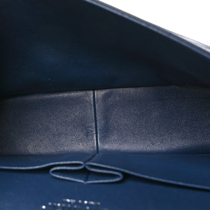 Chanel Patent Quilted Jumbo Double Flap Navy 5 of 10