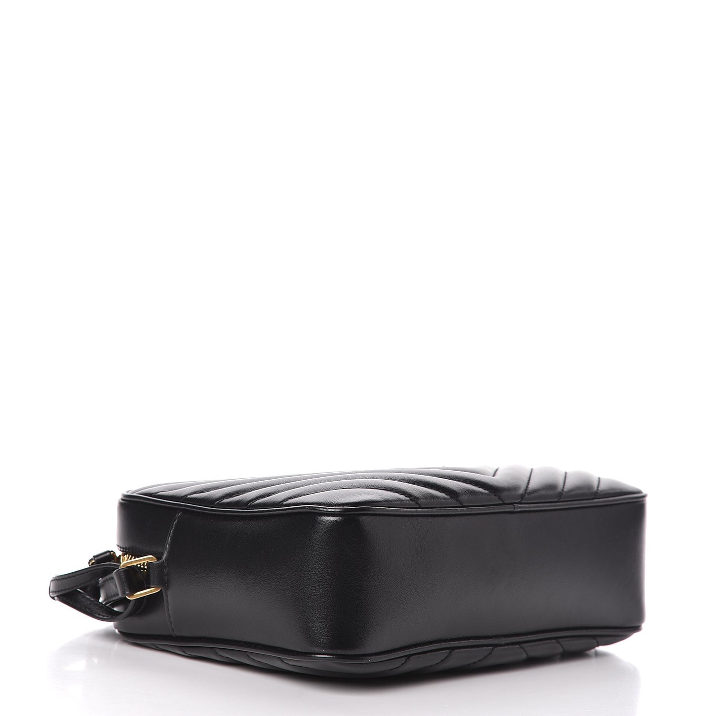 Calfskin Matelasse Monogram Lou Camera Bag Black