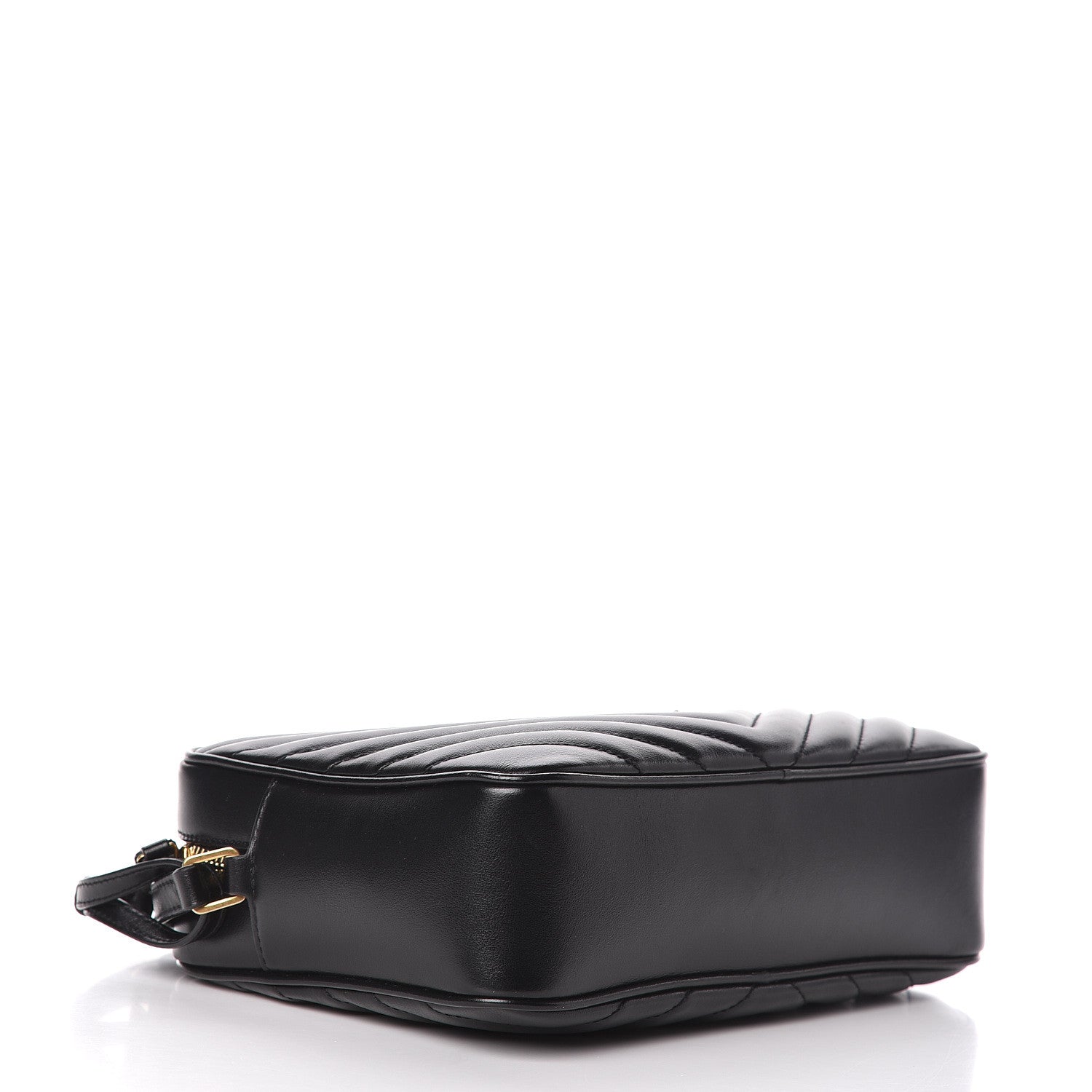 Saint Laurent Calfskin Matelasse Monogram Lou Camera Bag Black 4 of 16