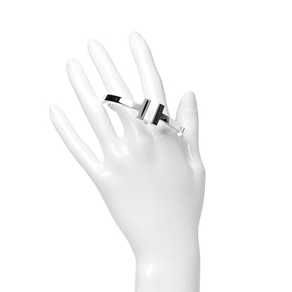 Tiffany Sterling Silver T Square Bracelet 2 of 5