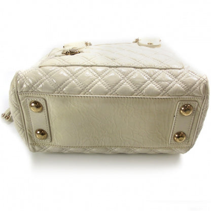 Marc Jacobs Patent Quilted Ursula Handbag Chalk 4 of 11