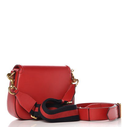 Gucci Ruinart Calfskin Medium Lady Web Shoulder Bag Hibiscus Red 4 of 8