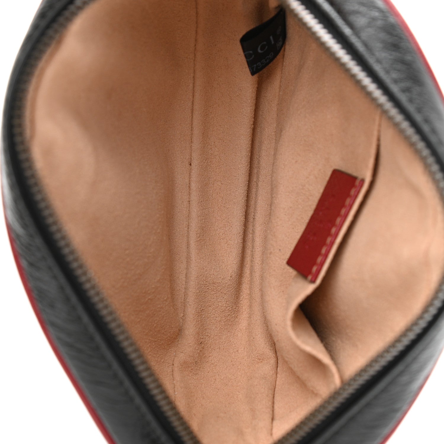 Gucci Azalea Calfskin Matelasse Diagonal Torchon GG Marmont Belt Bag 75 30 Black Romantic Cerise 5 of 9