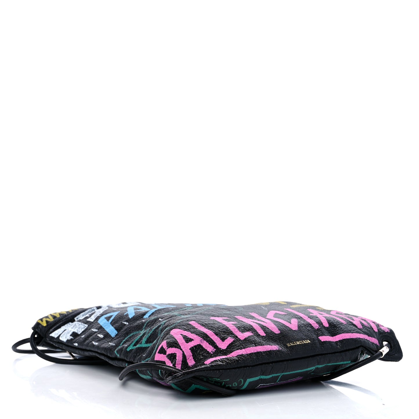 Agneau Arena Graffiti Drawstring Backpack Black Multicolor