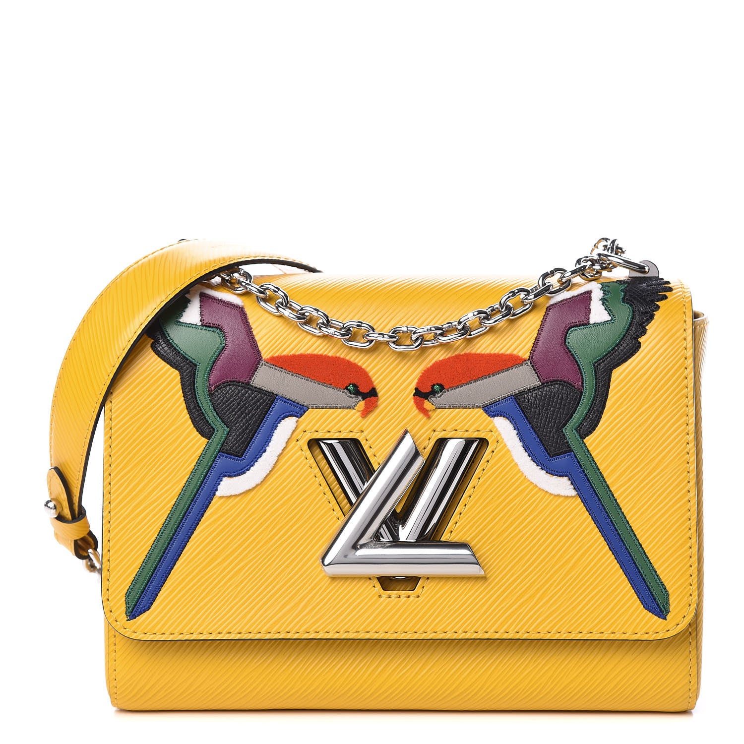 Louis Vuitton Epi Early Bird Twist Shoulder Bag MM Jonquille 1 of 11