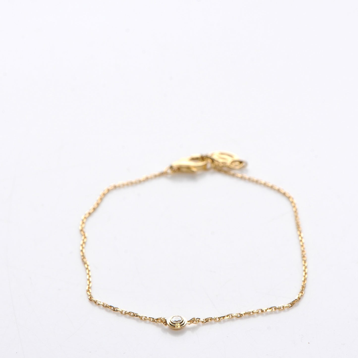 18K Yellow Gold Diamond XS D'Amour Bracelet