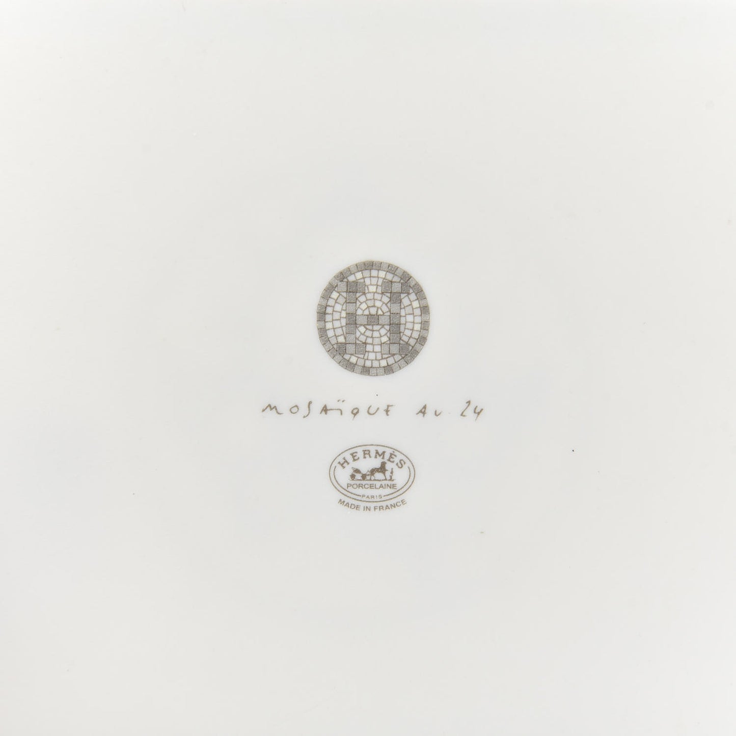 Porcelain Mosaique Au 24 Sushi Plate Platine