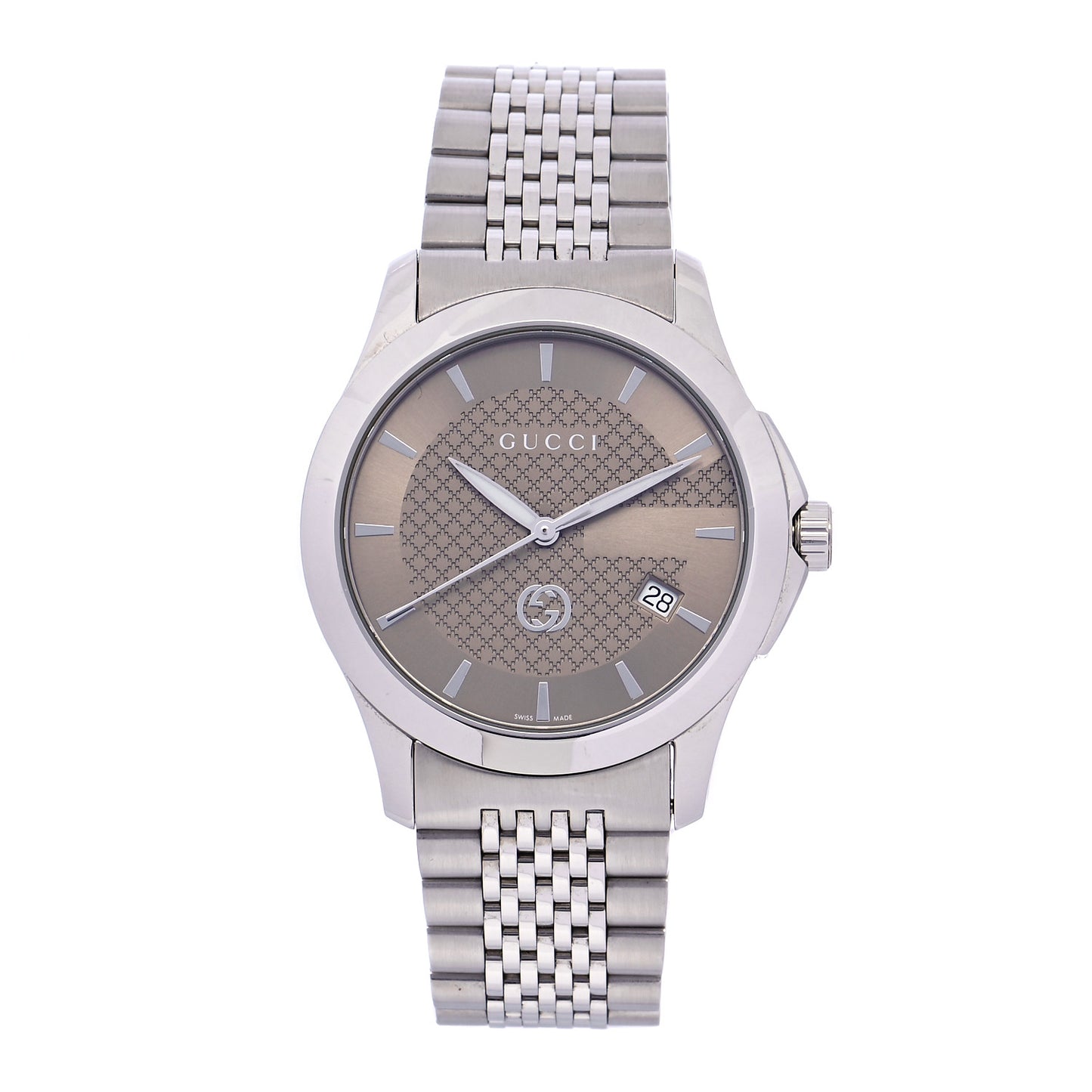 Stainless Steel 38mm G-Timeless Quartz Watch Brown