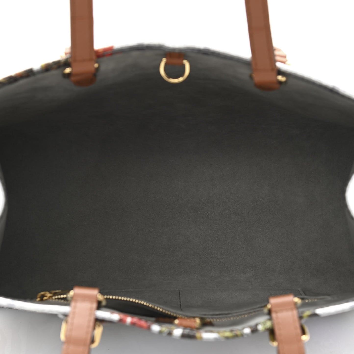 Metallic Monogram LV Garden OnTheGo MM Silver