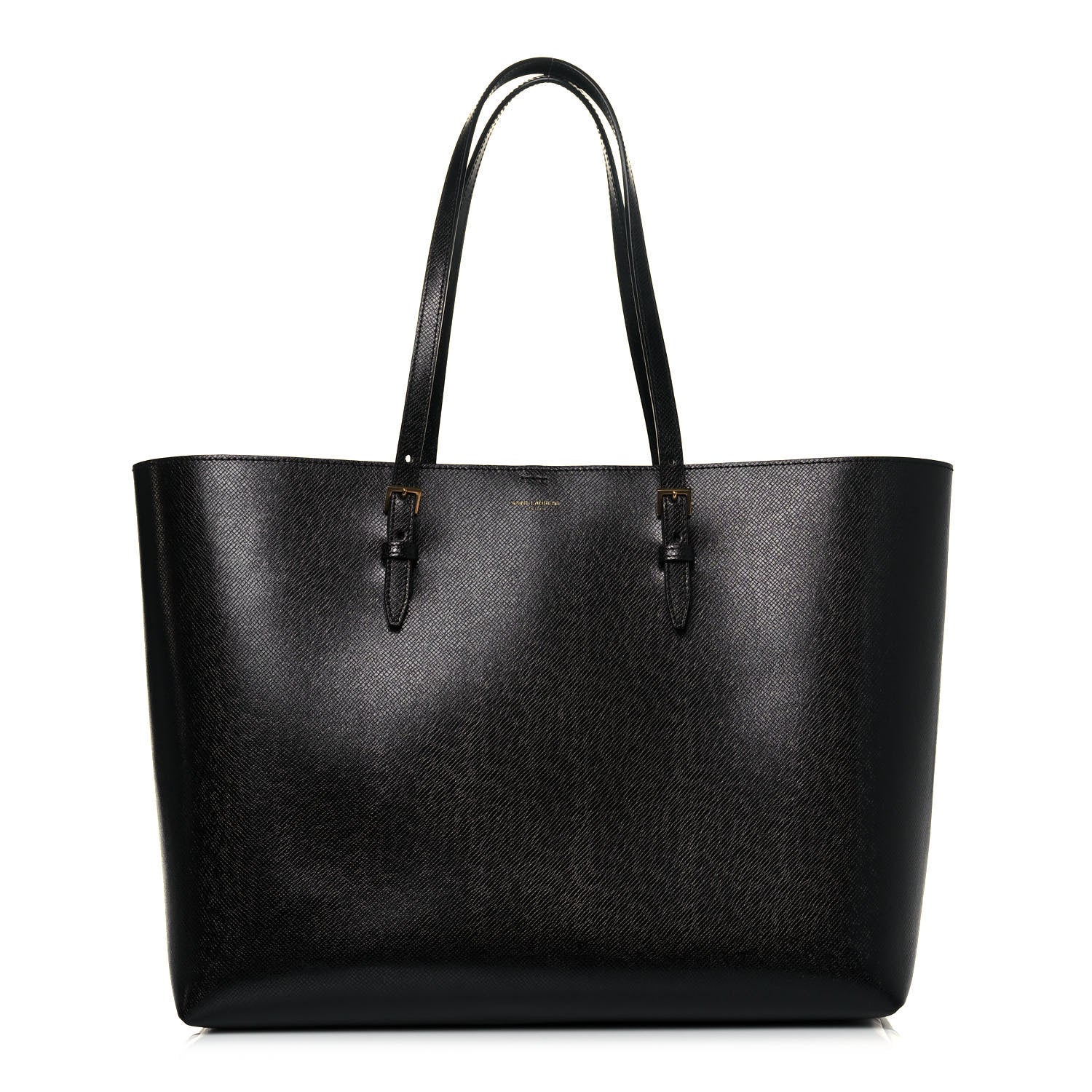 Saint Laurent Calfskin Large Shopping Tote Black 3 of 14