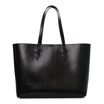 Saint Laurent Calfskin Large Shopping Tote Black 3 of 14