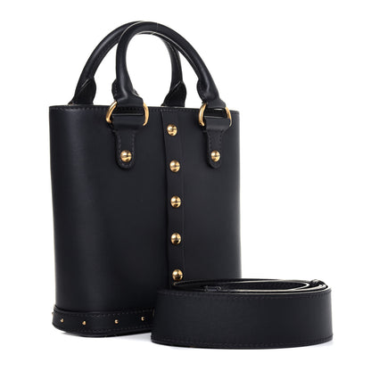 Christian Dior Smooth Calfskin Studded DiorAvenue Small Bag Navy 4 of 20