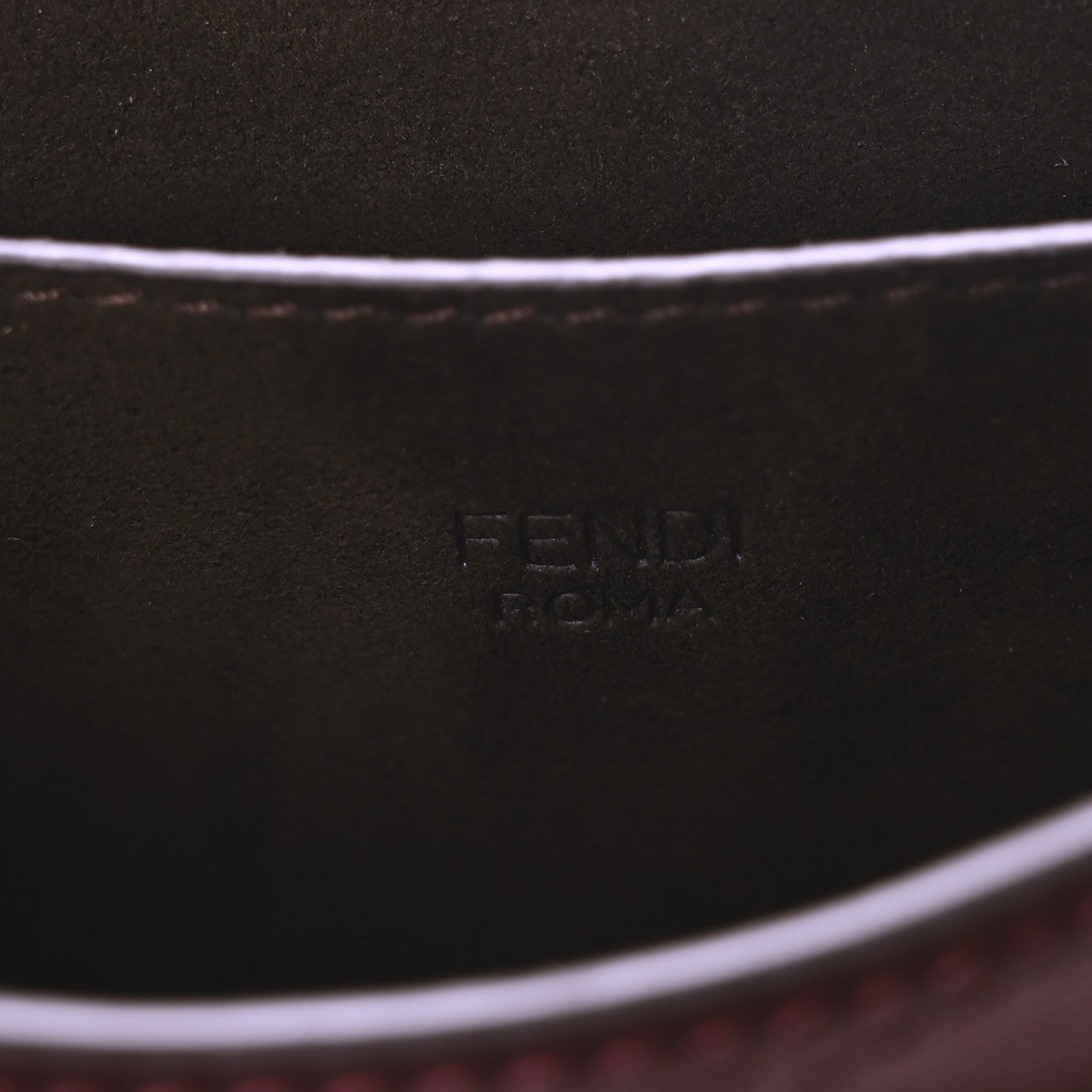 Fendi Vitello Brenta Cher Small Fendi C'mon Bordeaux 6 of 10
