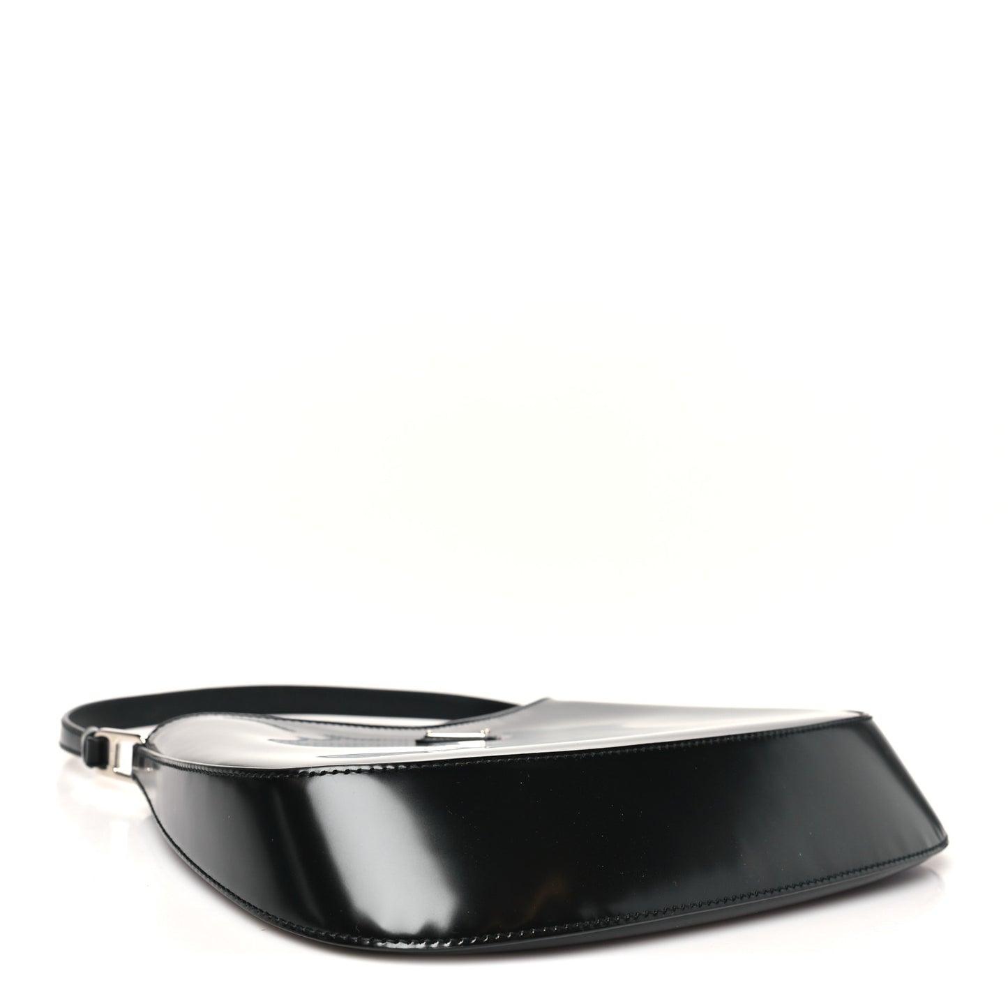 Spazzolato Cleo Shoulder Bag Black