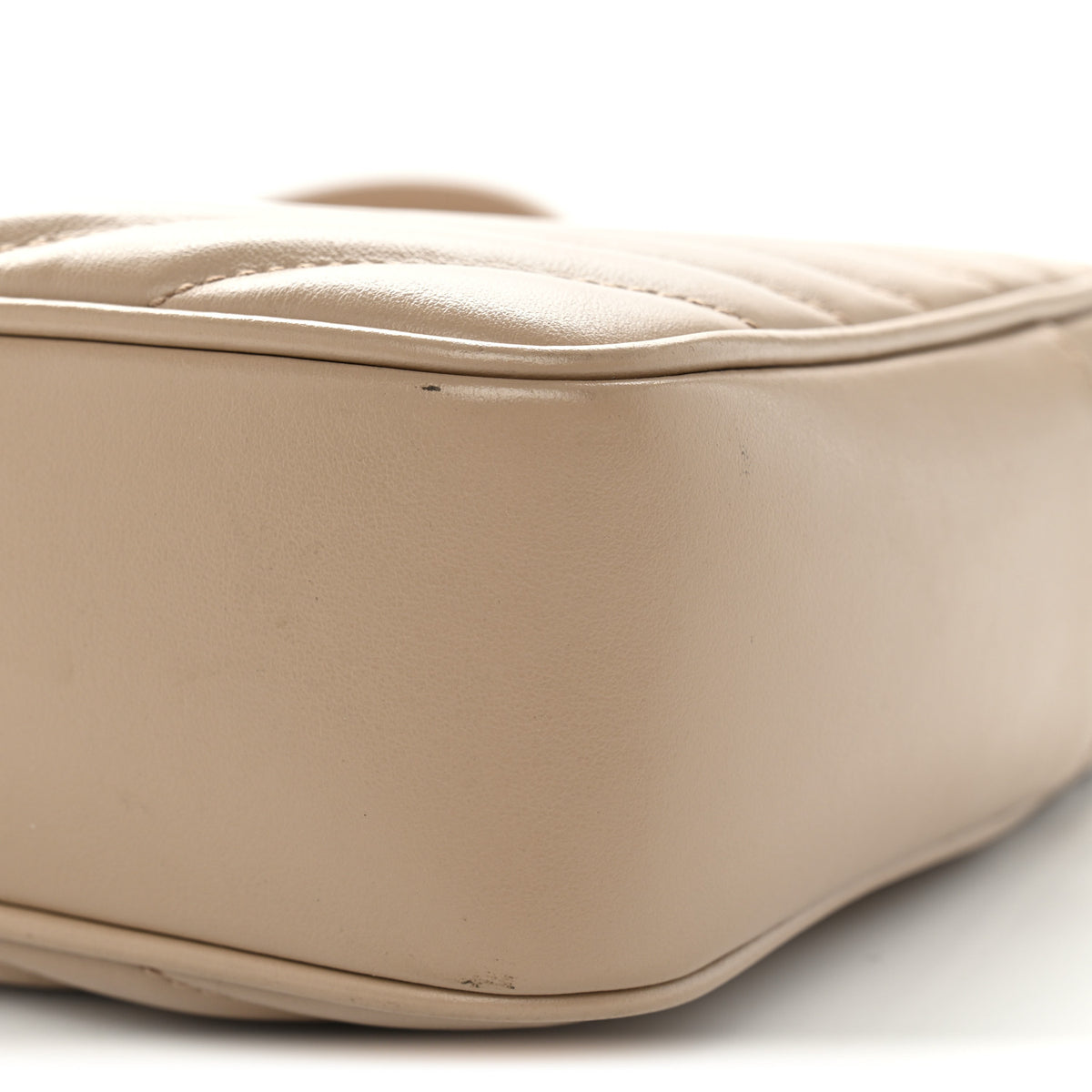 Calfskin Matelasse Monogram Lou Camera Bag Dark Beige