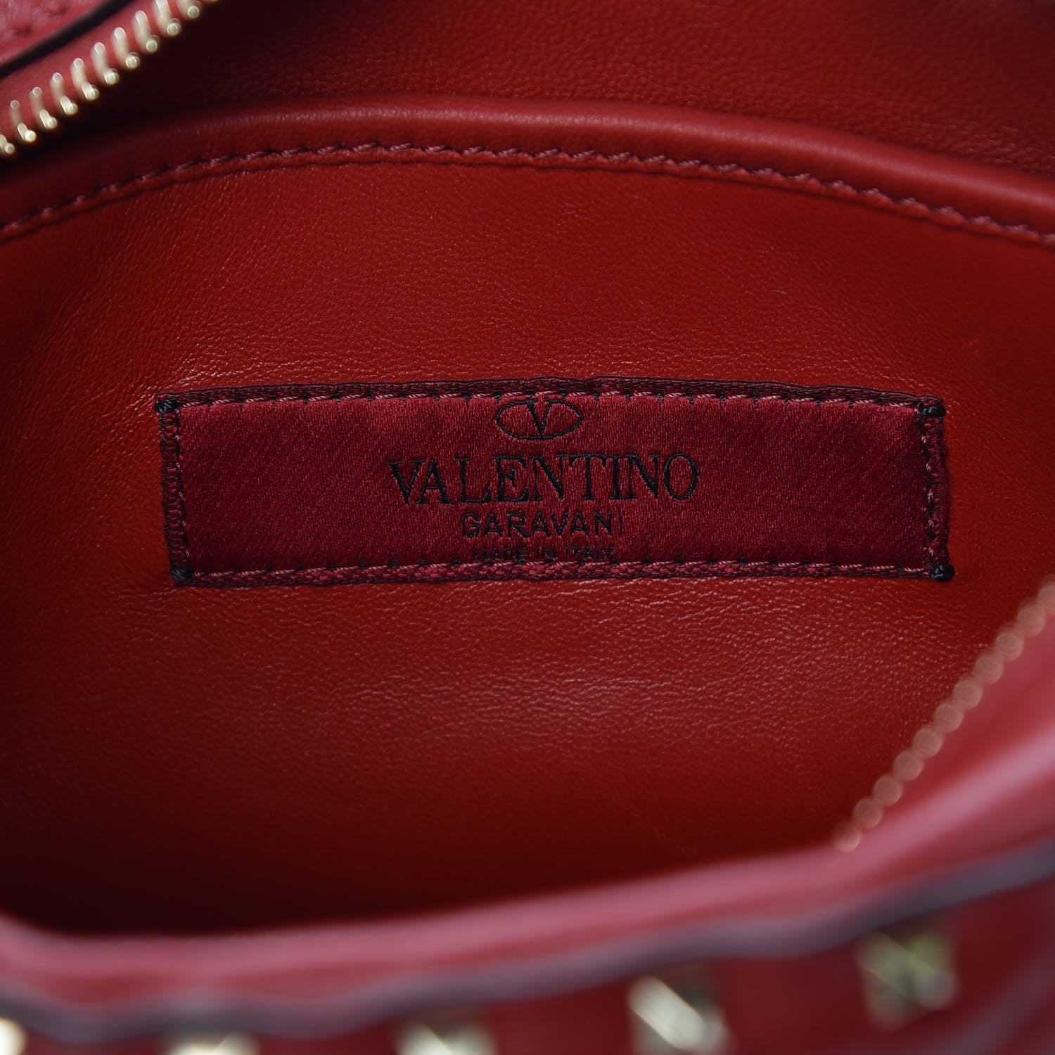 Valentino Garavani Nappa Rockstud Spike Camera Crossbody Bag Rosso Valentino 6 of 9