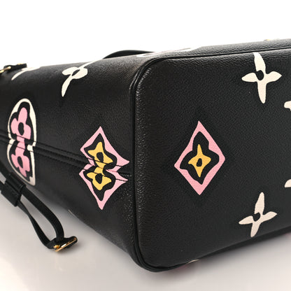 Louis Vuitton Monogram Giant Wild At Heart Neverfull MM Black 8 of 10