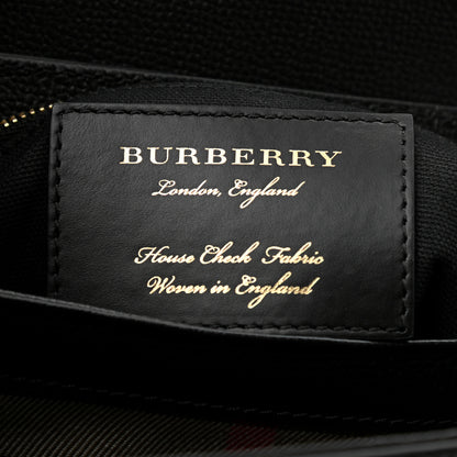 Burberry Derby Calfskin House Check Small Camberley Black 6 of 11