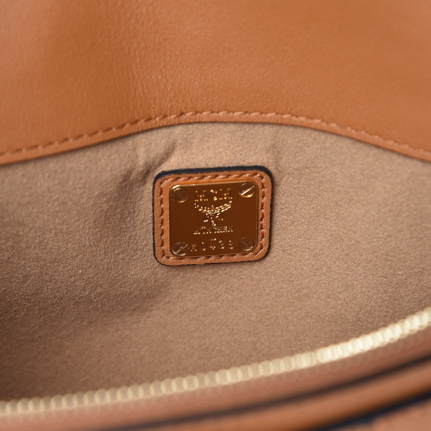 Visetos Small Millie Crossbody Bag Cognac