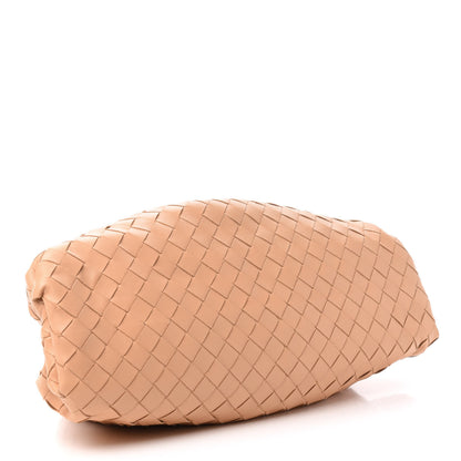 Bottega Veneta Nappa Maxi Intrecciato The Pouch Oversized Clutch Almond 3 of 9