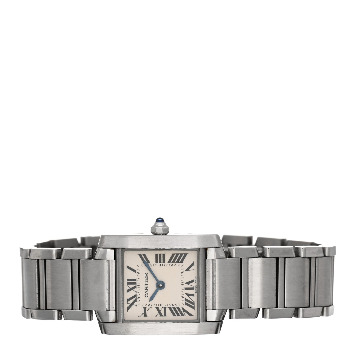 Stainless Steel 20mm Tank Francaise Quartz Watch