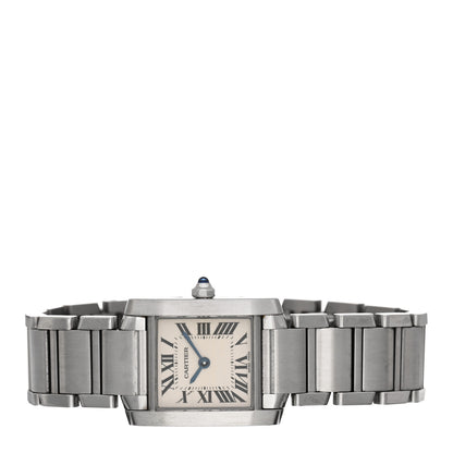 Cartier Stainless Steel 20mm Tank Francaise Quartz Watch 2 of 4