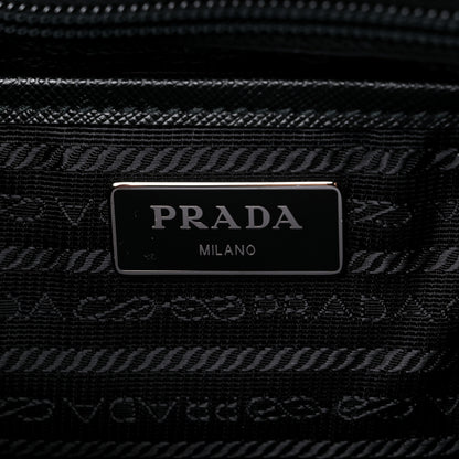 Prada Tessuto Nylon Saffiano Medium Backpack Black 6 of 9