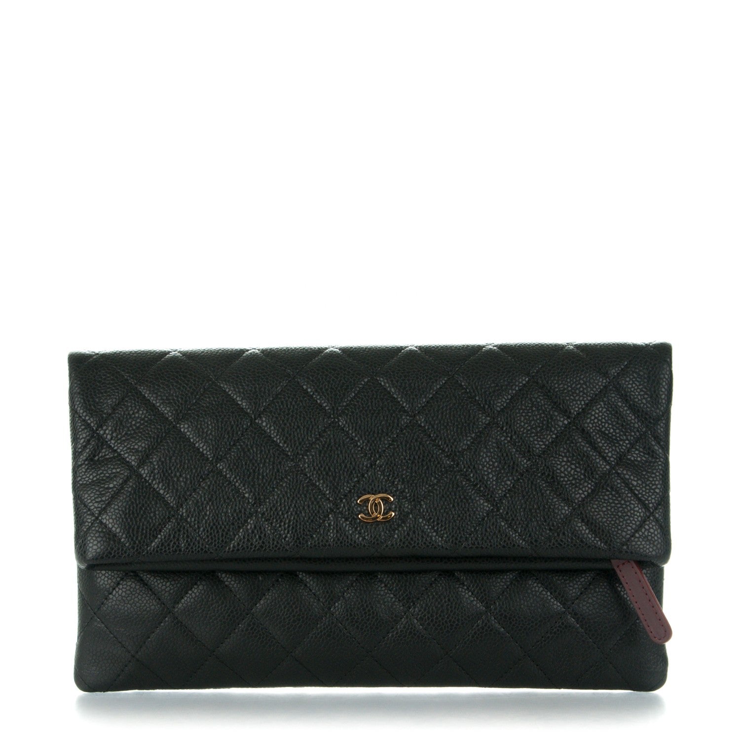 Chanel Caviar Quilted CC Beauty Clutch Black 1 of 8