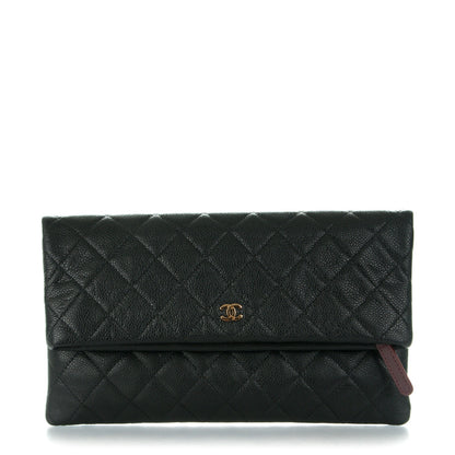 Chanel Caviar Quilted CC Beauty Clutch Black 1 of 8