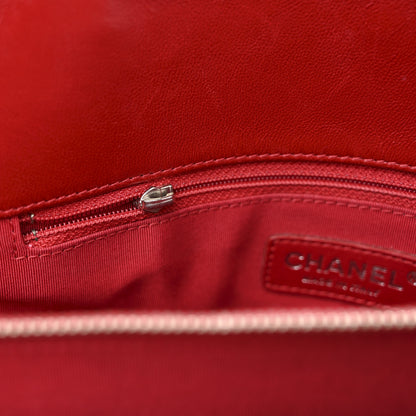 Chanel Vinyl Lipstick Ligne Tote Red 14 of 16