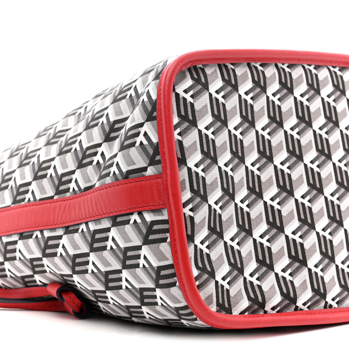 Visetos Medium Liz Reversible Shopper Tote Candy Red