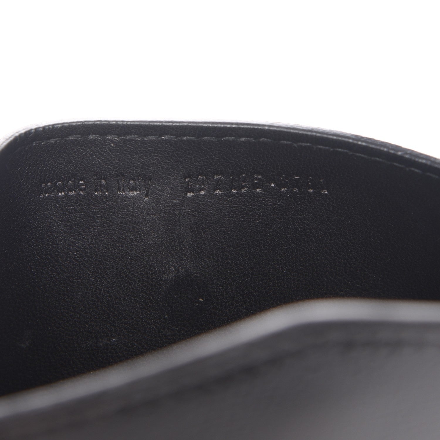 Saint Laurent Patent Y-Mail Coin Purse Black 7 of 7
