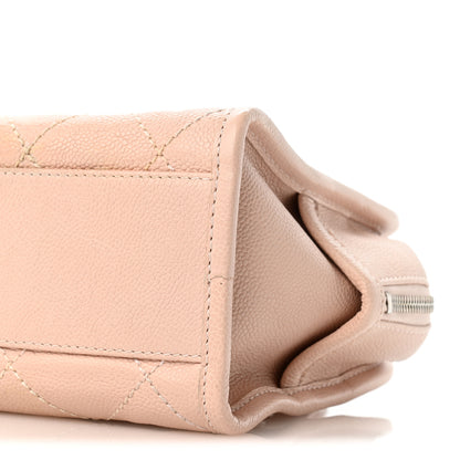 Chanel Caviar Quilted Small Deauville Bowling Bag Light Pink 10 of 13
