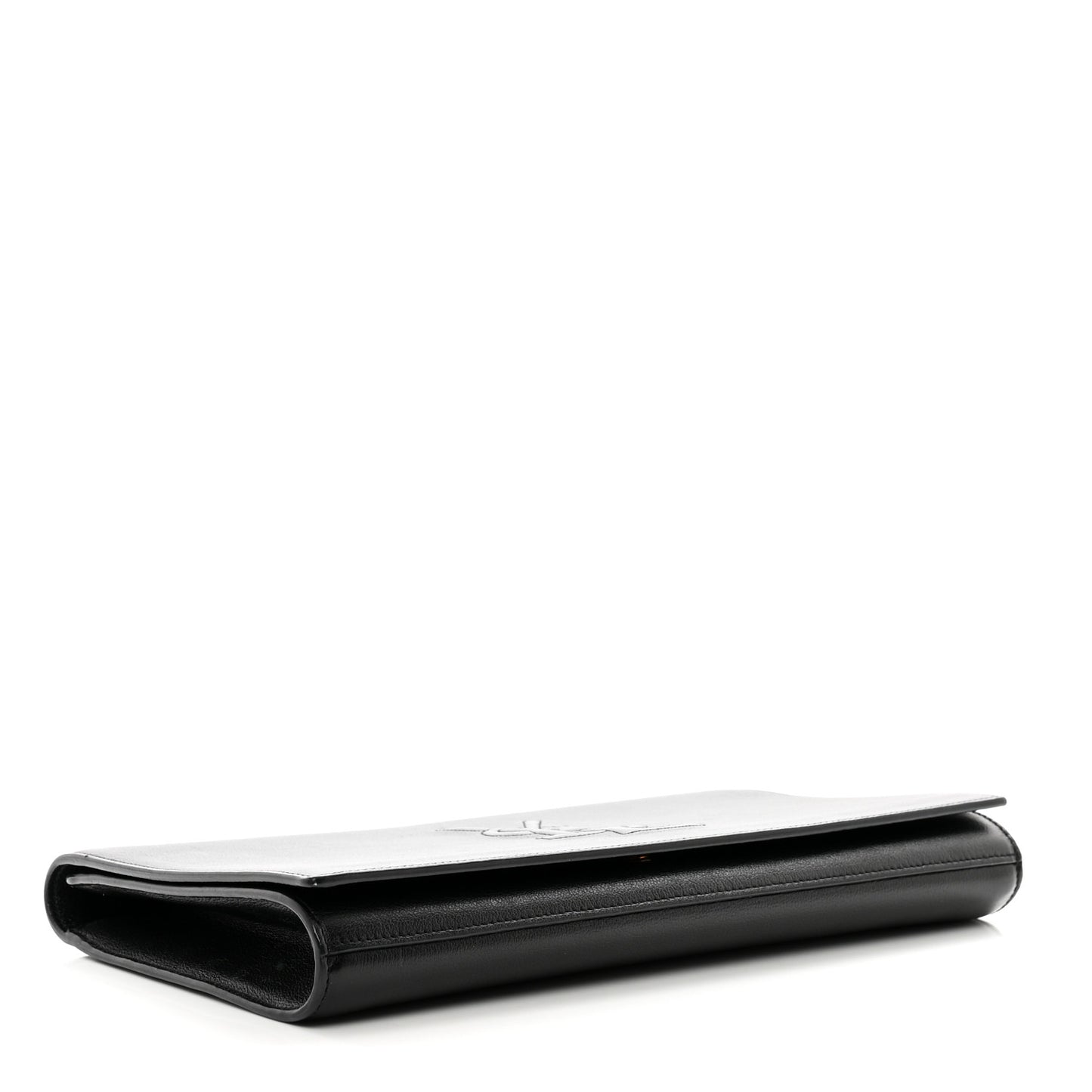Calfskin Monogram Large Belle De Jour Clutch Black