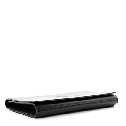 Saint Laurent Calfskin Monogram Large Belle De Jour Clutch Black 4 of 8