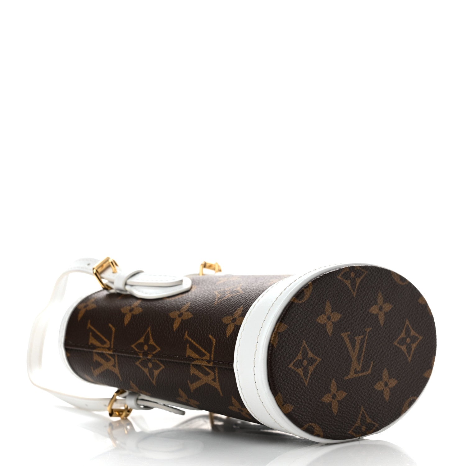 Louis Vuitton Monogram LV Match Nano Bucket Bag White 4 of 9