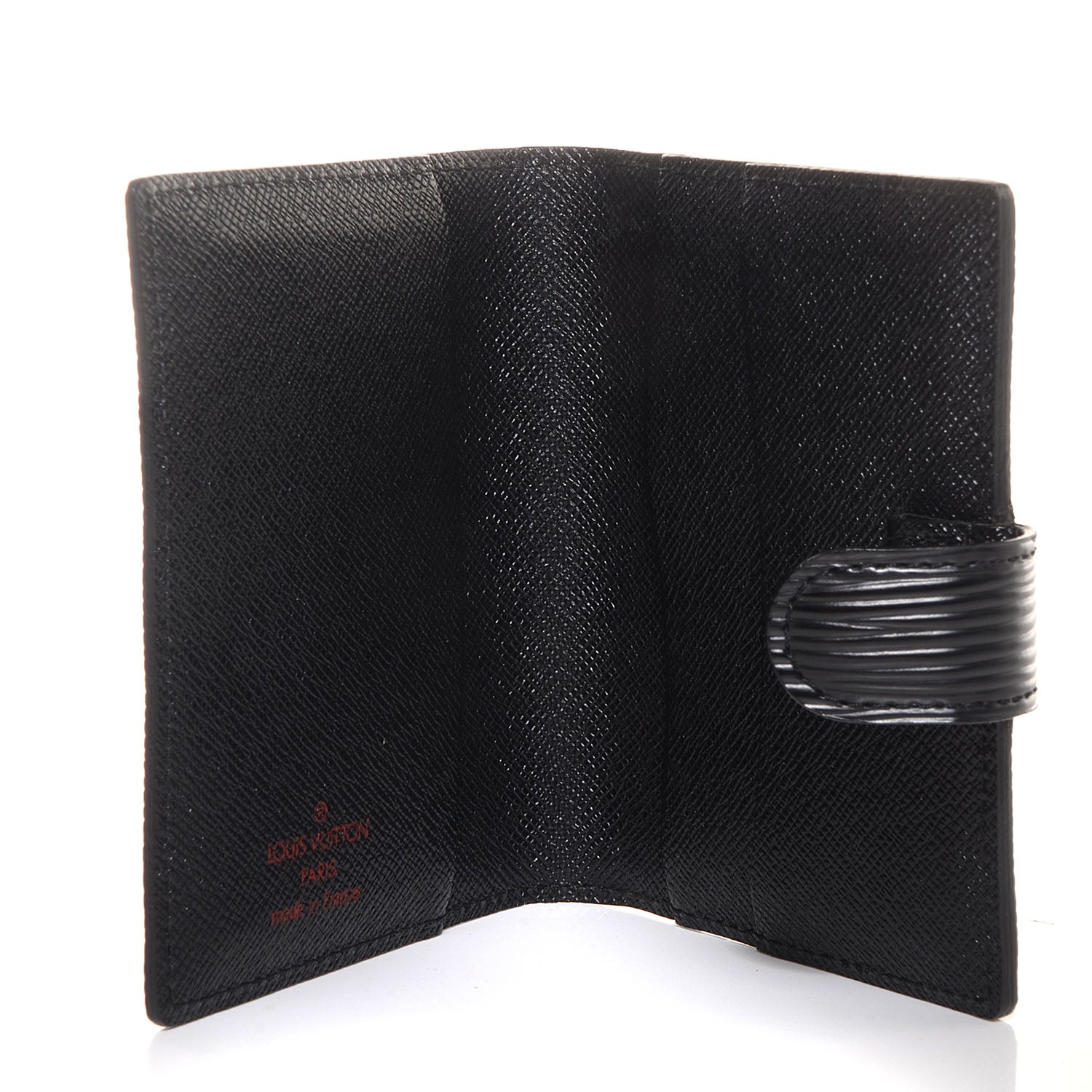 Louis Vuitton Epi Mini Agenda Cover Black 5 of 7