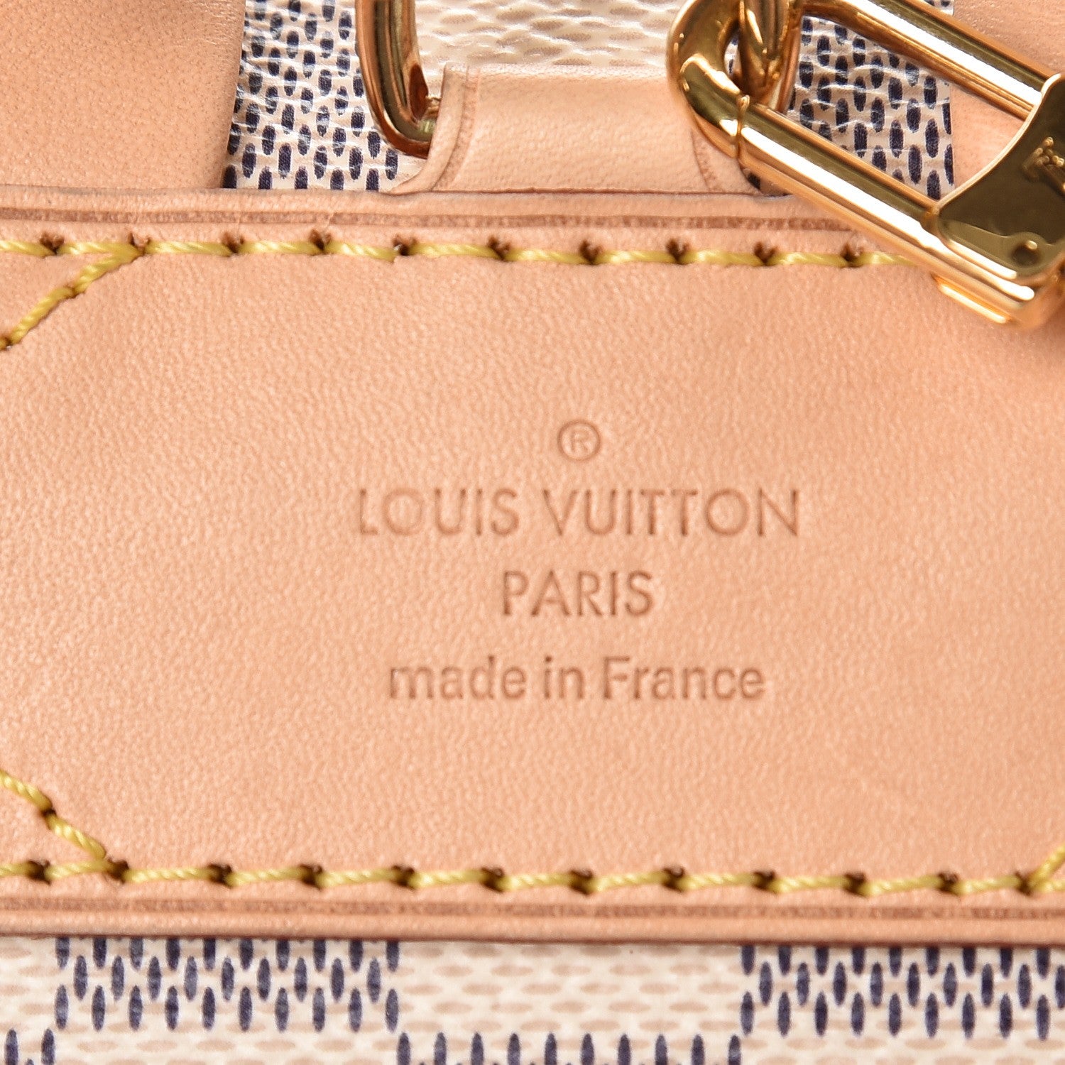 Louis Vuitton Damier Azur Sperone BB Backpack 6 of 7