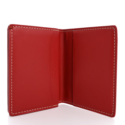 Goyard Goyardine Business Card Holder Red 5 of 13