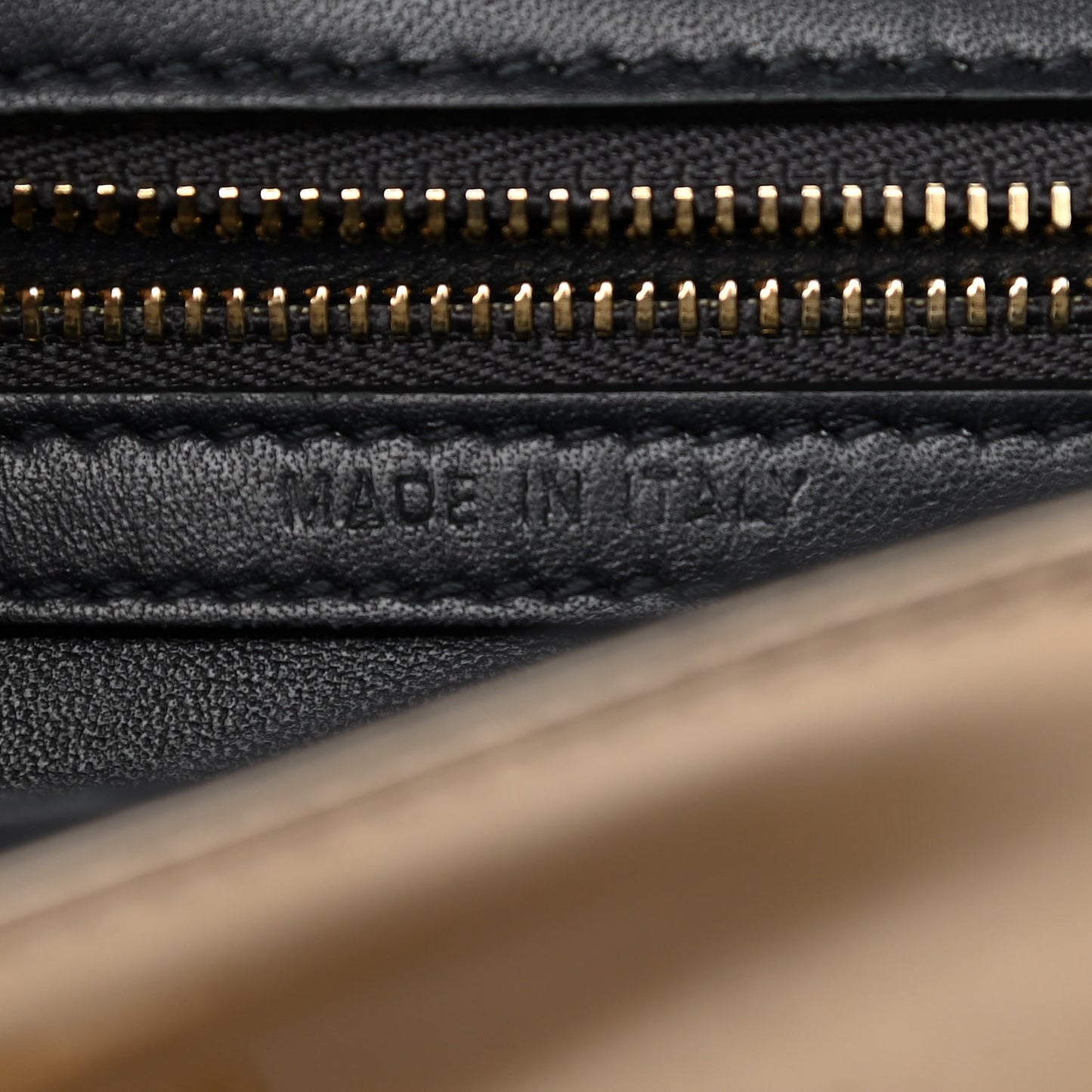 Metallic Patent Micro-Cannage Medium Diorama Flap Bag Gold