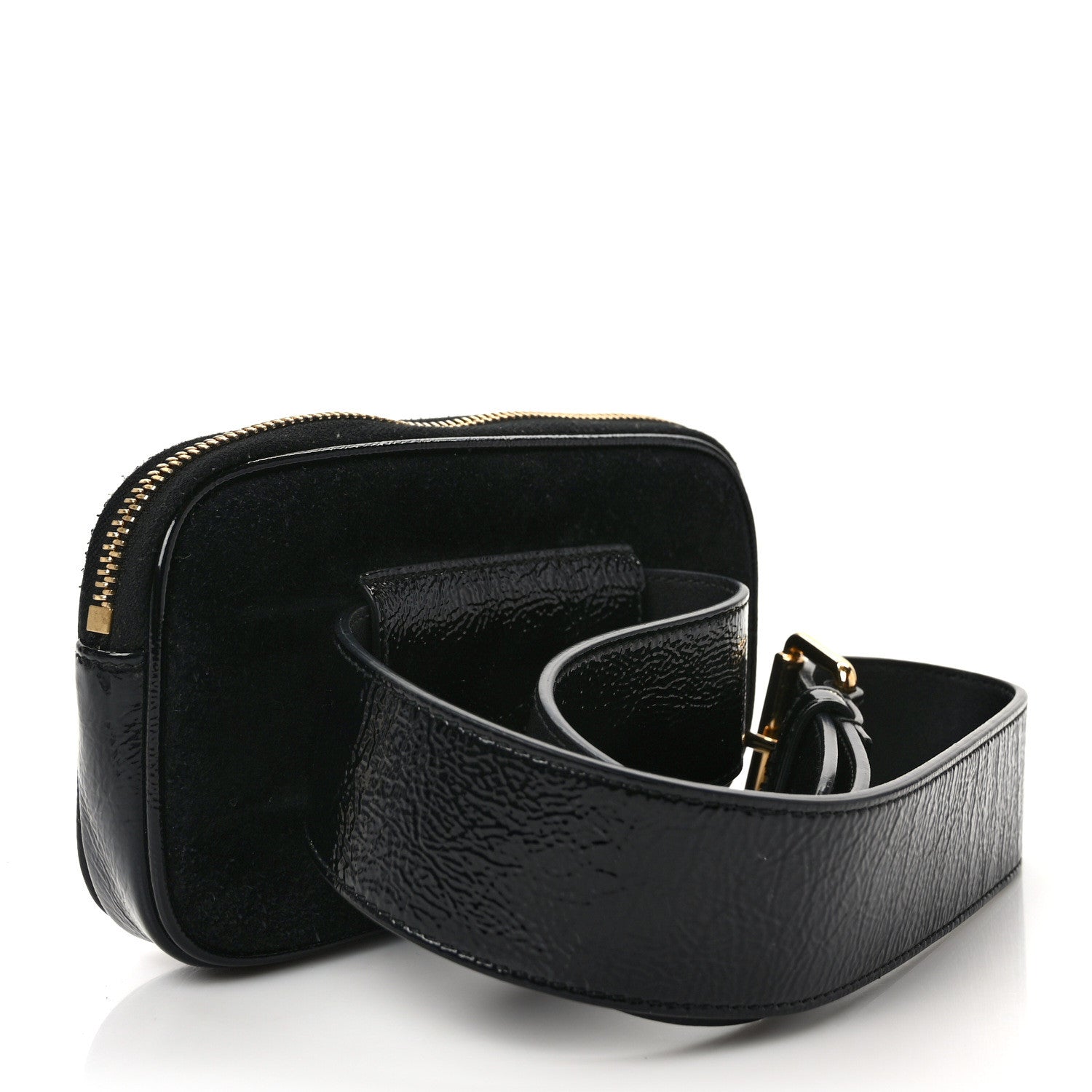 Gucci Suede Patent Ophidia Belted iPhone Case 75 30 Black 2 of 11