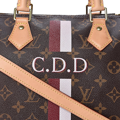 Louis Vuitton Monogram My LV Heritage Speedy Bandouliere 30 Bordeaux White 12 of 12