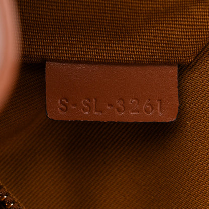 Celine Triomphe Canvas Calfskin Horizontal Cabas Tan 8 of 14
